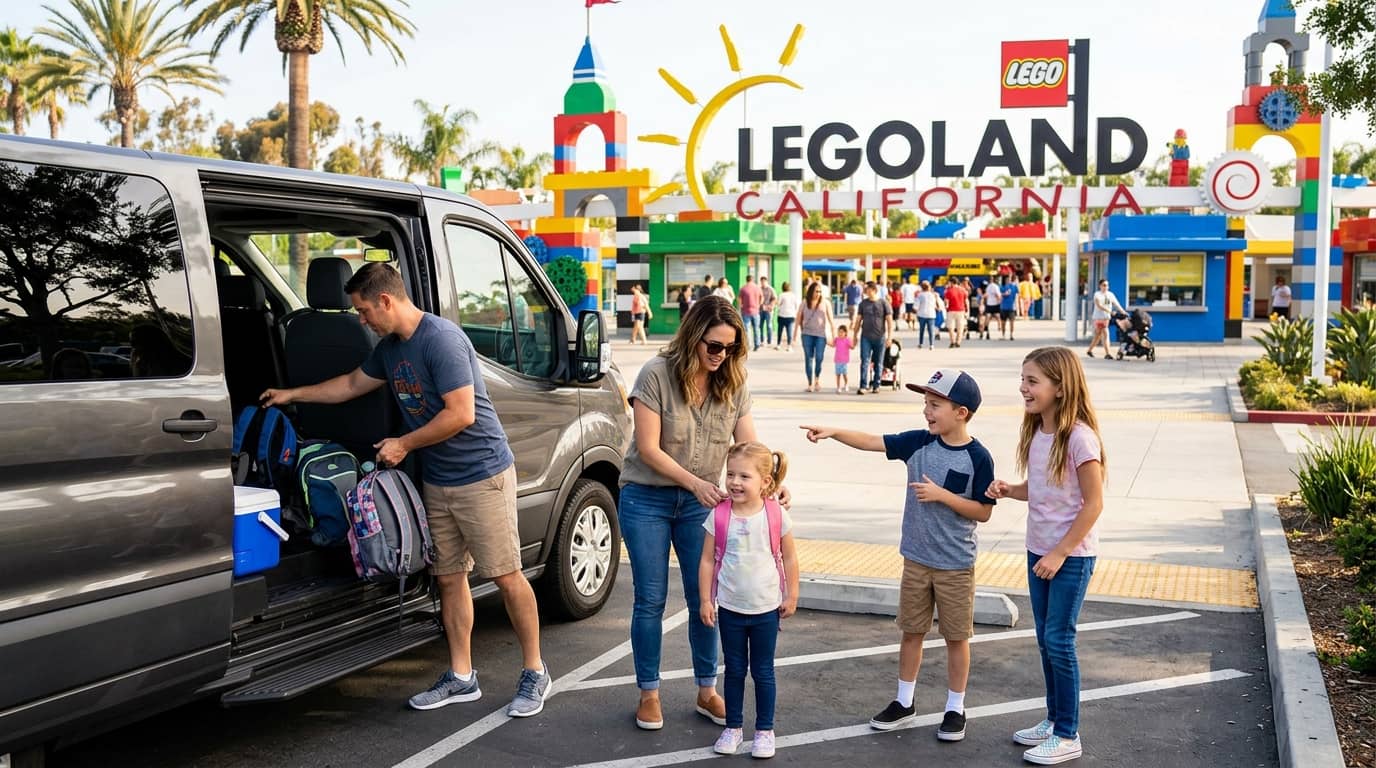 LEGOLAND Shuttle Service What to Arrange Before Your Family’s Visit